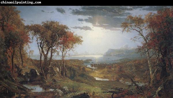 Jasper Cropsey Autumn on the Hudson River