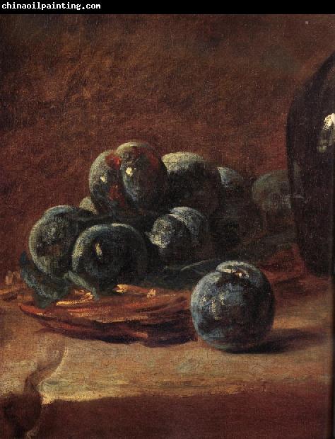 Jean Baptiste Simeon Chardin Details of Still life with plums