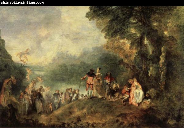 Jean-Antoine Watteau Embarkation from Cythera