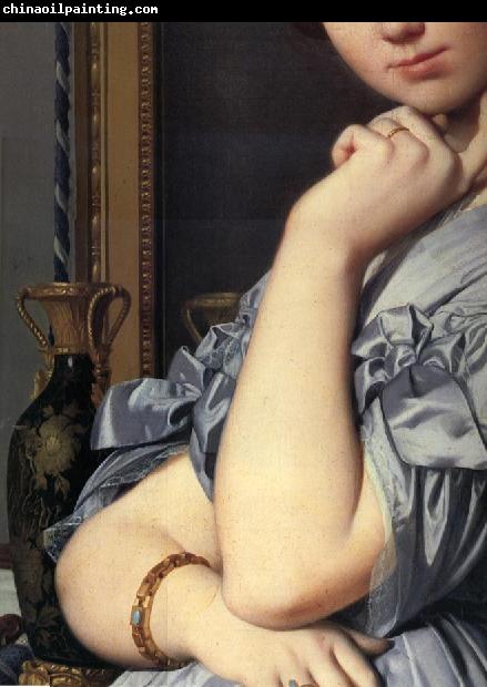 Jean-Auguste Dominique Ingres Details of The comtesse d'haussonville