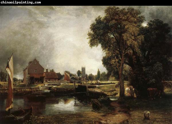 John Constable Dedham Lock and Mill