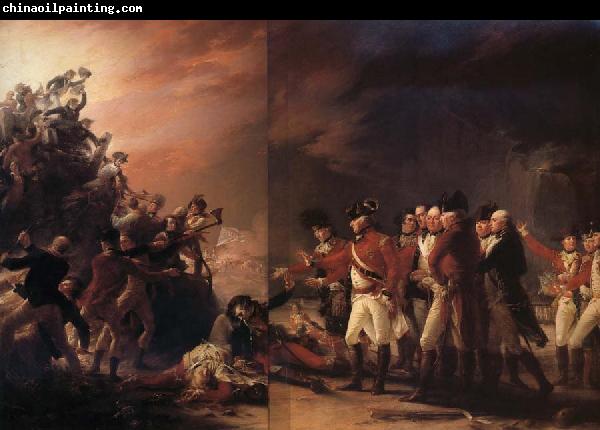 John Trumbull Sotie effectuee par la garnison de Gibraltar