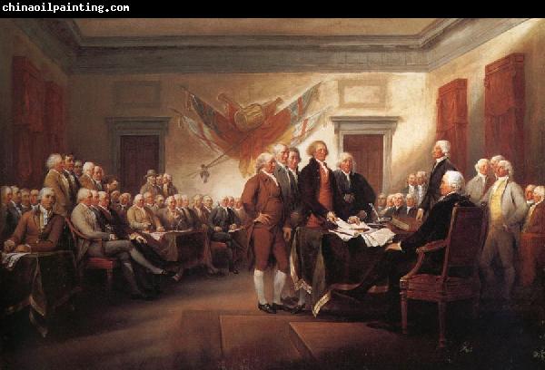 John Trumbull The Declaration of Independence 4 july 1776