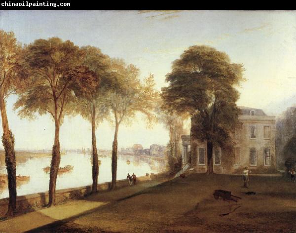 Joseph Mallord William Turner Mortlake terrace:early summer morning