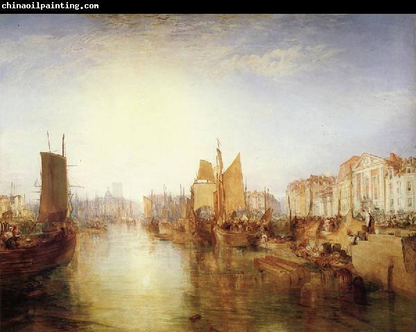 Joseph Mallord William Turner The harbor of dieppe