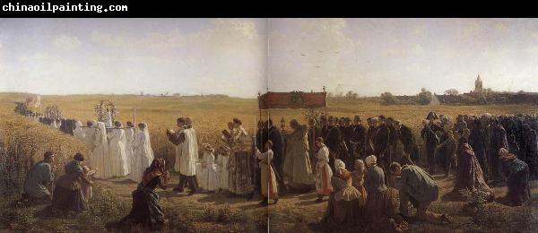 Jules Breton La Benediction des bles en Artois