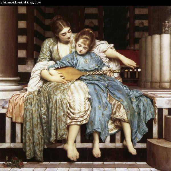 Lord Frederic Leighton The Muisc Lesson