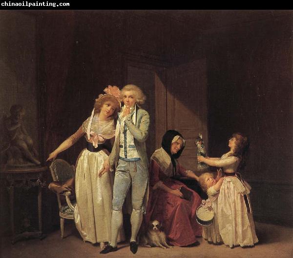 Louis-Leopold Boilly Ce qui allume l'amour l'eteint ou le philosophe