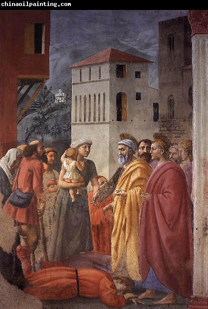 MASACCIO The Distribution of Alms and the Death of Ananias