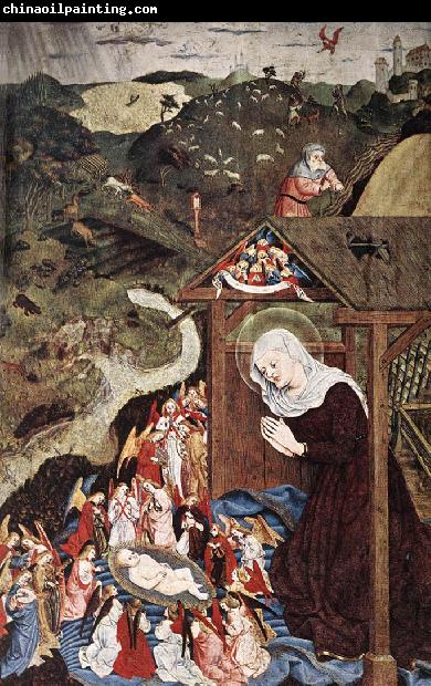 MASTER of the Polling Panels Adoration of the Child