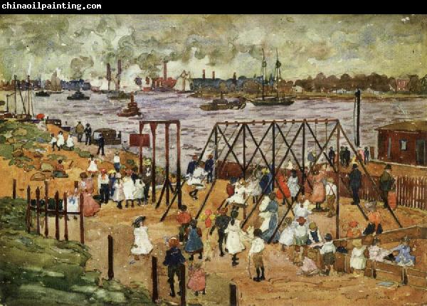 Maurice Prendergast The East River