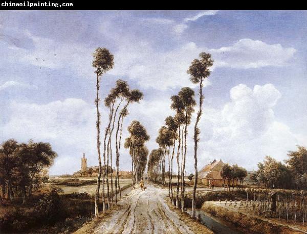 Meindert Hobbema The Alley at Middelharnis