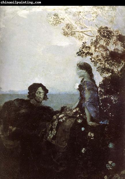 Mikhail Vrubel Hamlet and Ophelia