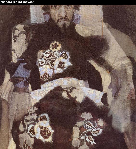 Mikhail Vrubel Portrait of a Man in period costume