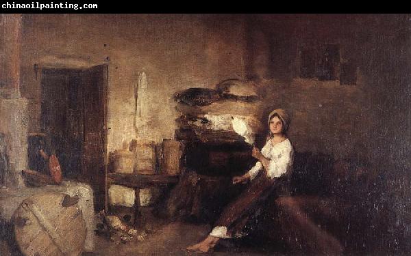 Nicolae Grigorescu Peasant Woman in her House