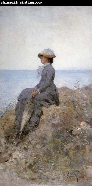 Nicolae Grigorescu On the Sea Shore