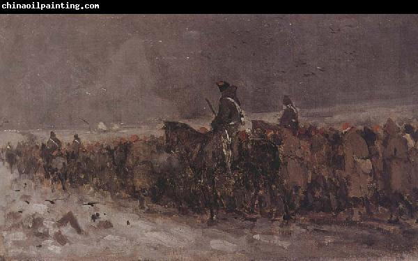 Nicolae Grigorescu Convoy of Turkish Prisoners