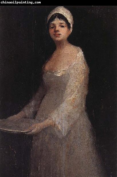 Nicolae Grigorescu Woman with Plate