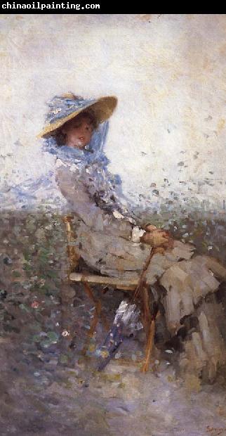 Nicolae Grigorescu Woman in the Garden