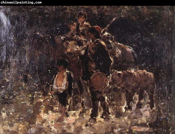 Nicolae Grigorescu Gypsies with Bear