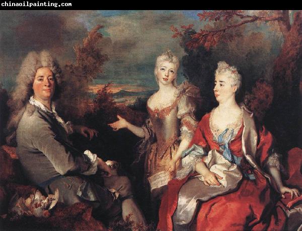 Nicolas de Largilliere The Artist and his Family