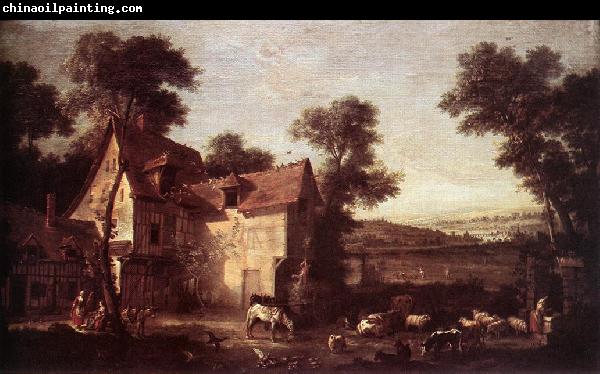 OUDRY, Jean-Baptiste Farmhouse