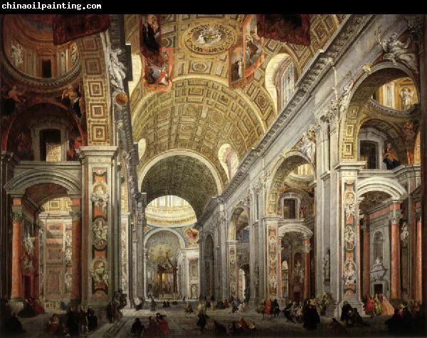 PANNINI, Giovanni Paolo Interior of Saint Peter's