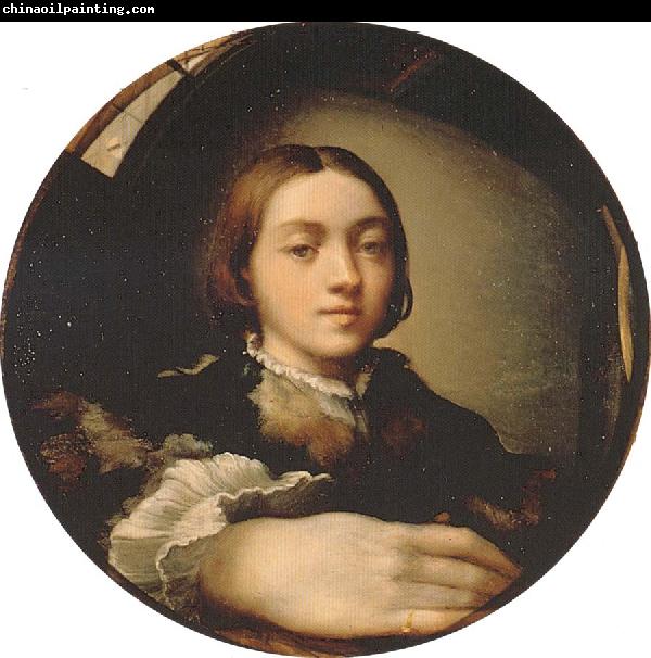 PARMIGIANINO Self-portrait in a Convex Mirror