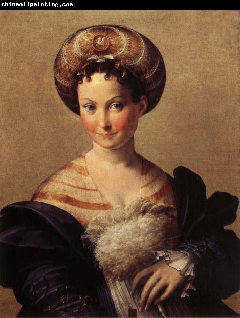 PARMIGIANINO Portrait of a Young Woman