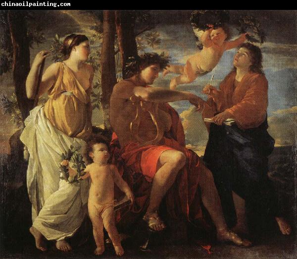 POUSSIN, Nicolas The Inspiration of the Epic Poet
