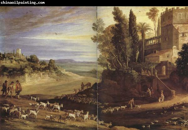 Paul Brill Paysage avec les pelerinsde'Emmaus