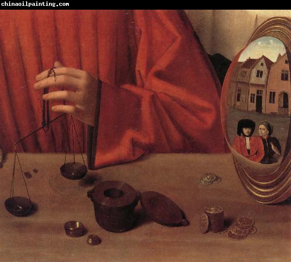 Petrus Christus Details of St.Eligius