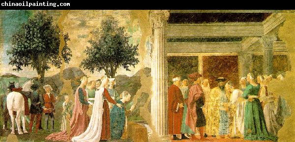 Piero della Francesca Adoration of the Holy Wood and the Meeting of Solomon and the Queen of Sheba