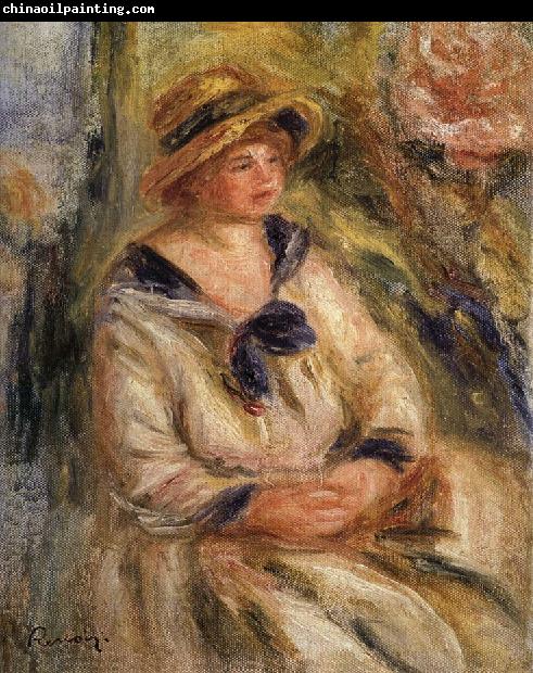 Pierre-Auguste Renoir Etude pour un portrait