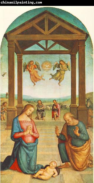 Pietro Perugino The Presepio