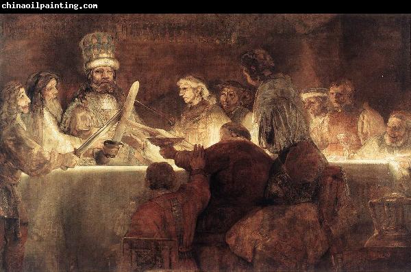 REMBRANDT Harmenszoon van Rijn The Conspiration of the Bataves