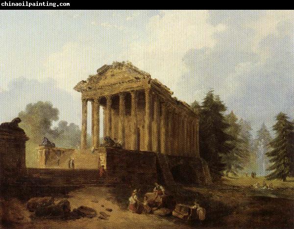 ROBERT, Hubert The Maison Carree at Nimes