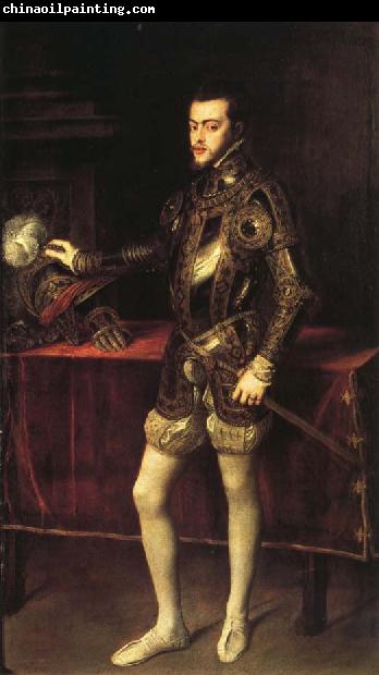 Titian Portrait of Philip II in Armor