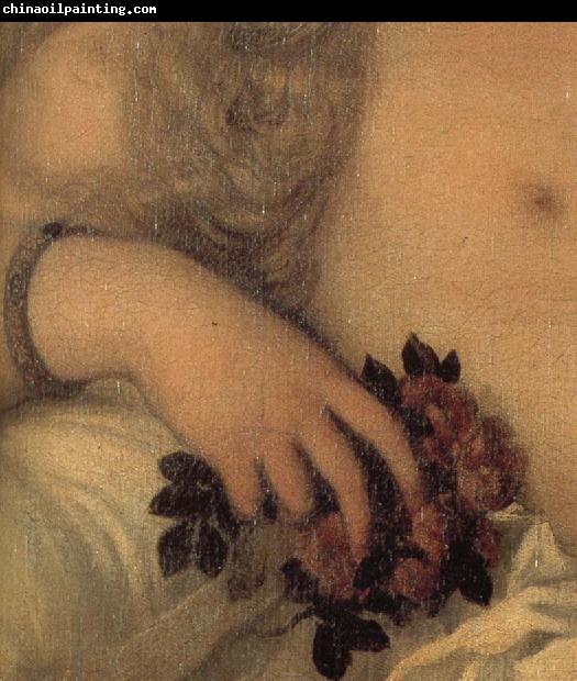 Titian Details of Venus of Urbino