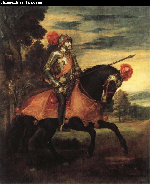 Titian Equestrian Portrait of Charles V