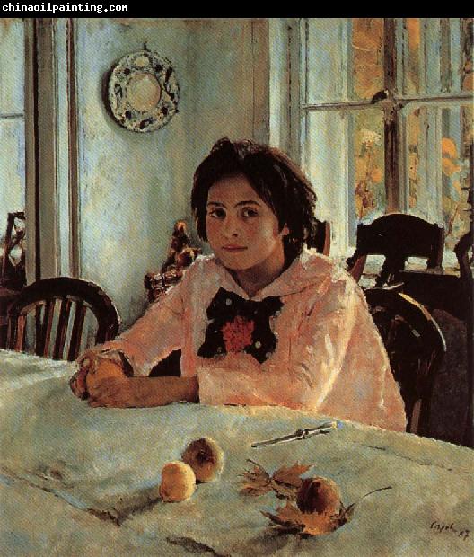 Valentin Aleksandrovich Serov Girl With Peaches