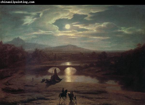 Washington Allston Moonlit Landscape