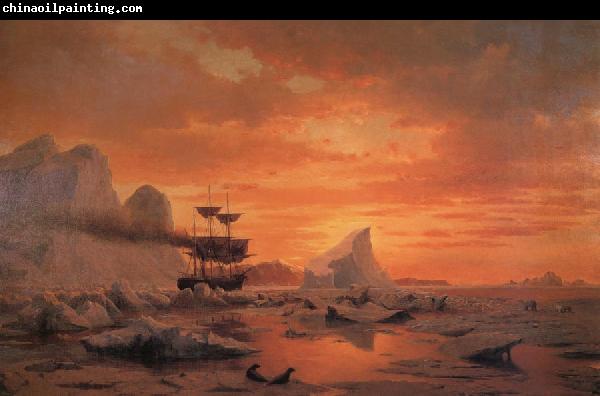 William Bradford The Ice Dwellers Watching the Invaders