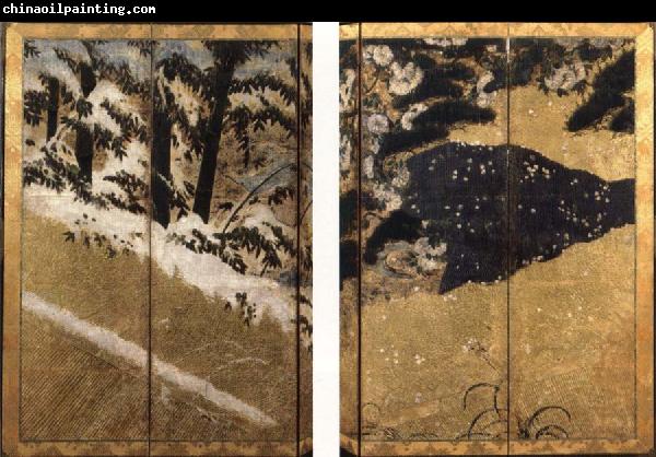 unknow artist The Four Seasons with the Sun and the Moon