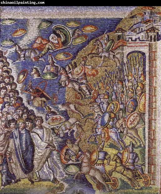 unknow artist Moses and the Israelites Crossing the Red Sea