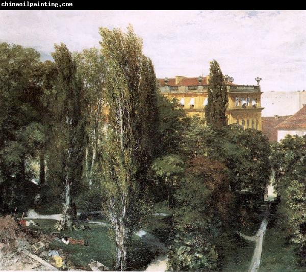 Adolph von Menzel The Palace Garden of Prince Albert