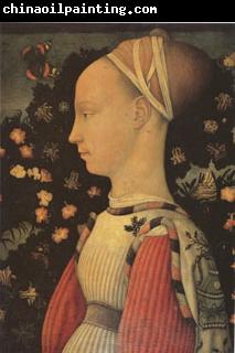 Antonio Puccio Called Pisanello Portrait of Ginevra d'Este (mk05)