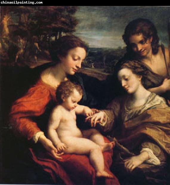 Correggio The Mystic Marriage (mk05)