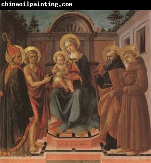 Francesco di Stefano called Pesellino The Virgin and Child Surrounded (mk05)