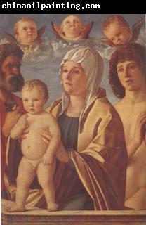 Giovanni Bellini The Virgin and Child Between Peter and Sebastian (mk05)